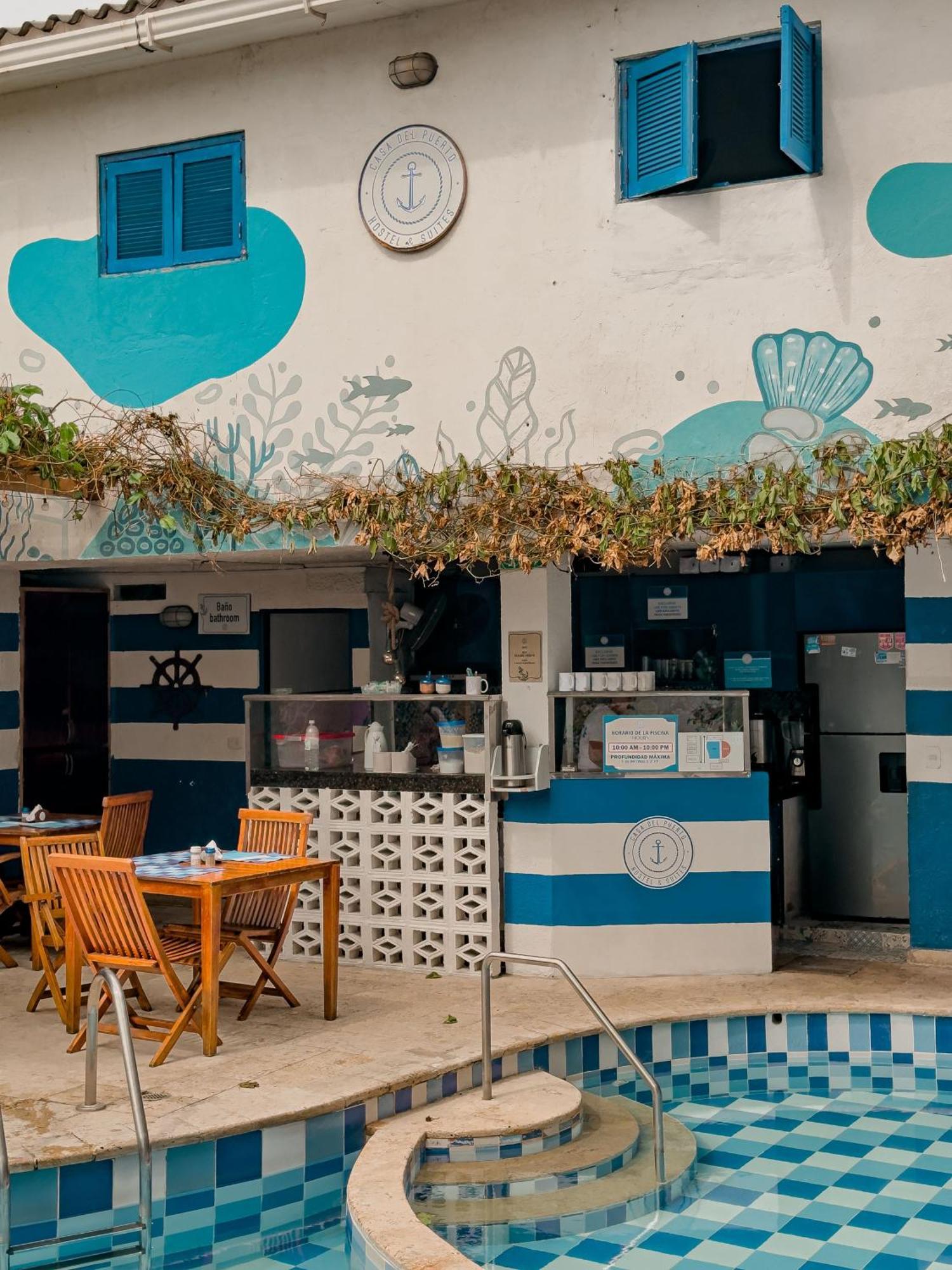 Casa Del Puerto Hostel & Suites Картахена Экстерьер фото