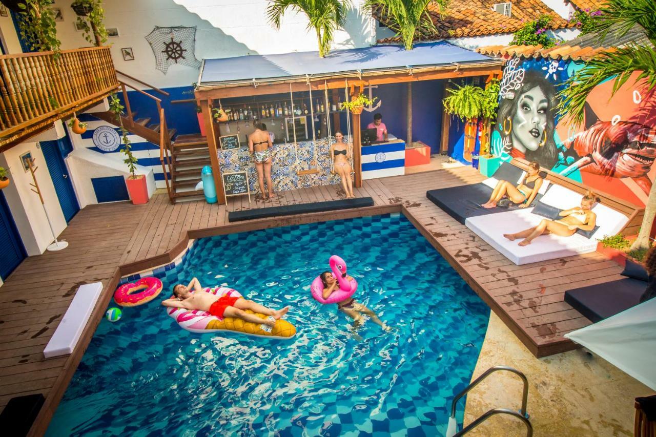 Casa Del Puerto Hostel & Suites Картахена Экстерьер фото